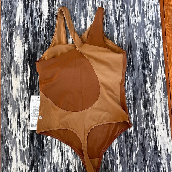 Lululemon Nulu Asymetrical Bodysuit Sz 8 - Picture 5 of 13